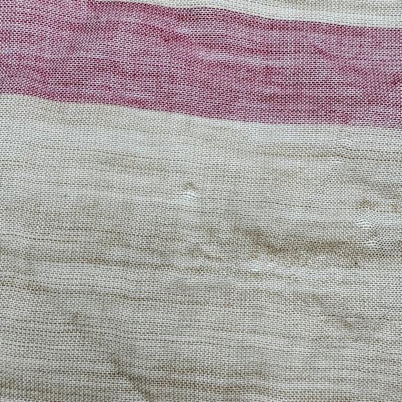 Burberry Scarf Authentic Red Brown Gauze Lightweight Plaid Nova‎ Check Oversized - Picture 11 of 13